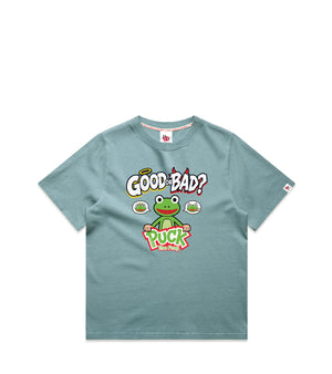 Faded Chalk T-Shirt with Bold Graphic