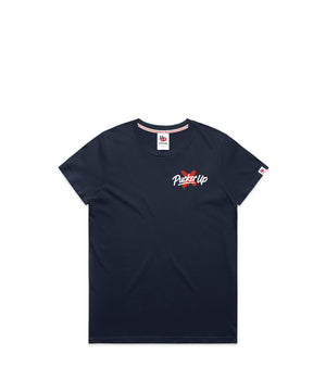 Navy T-Shirt with Bold Graphic