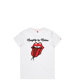 Bone T-Shirt with Bold Graphic