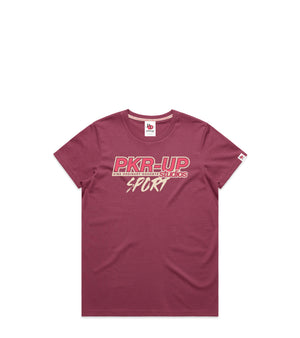 Berry T-Shirt with Bold Graphic
