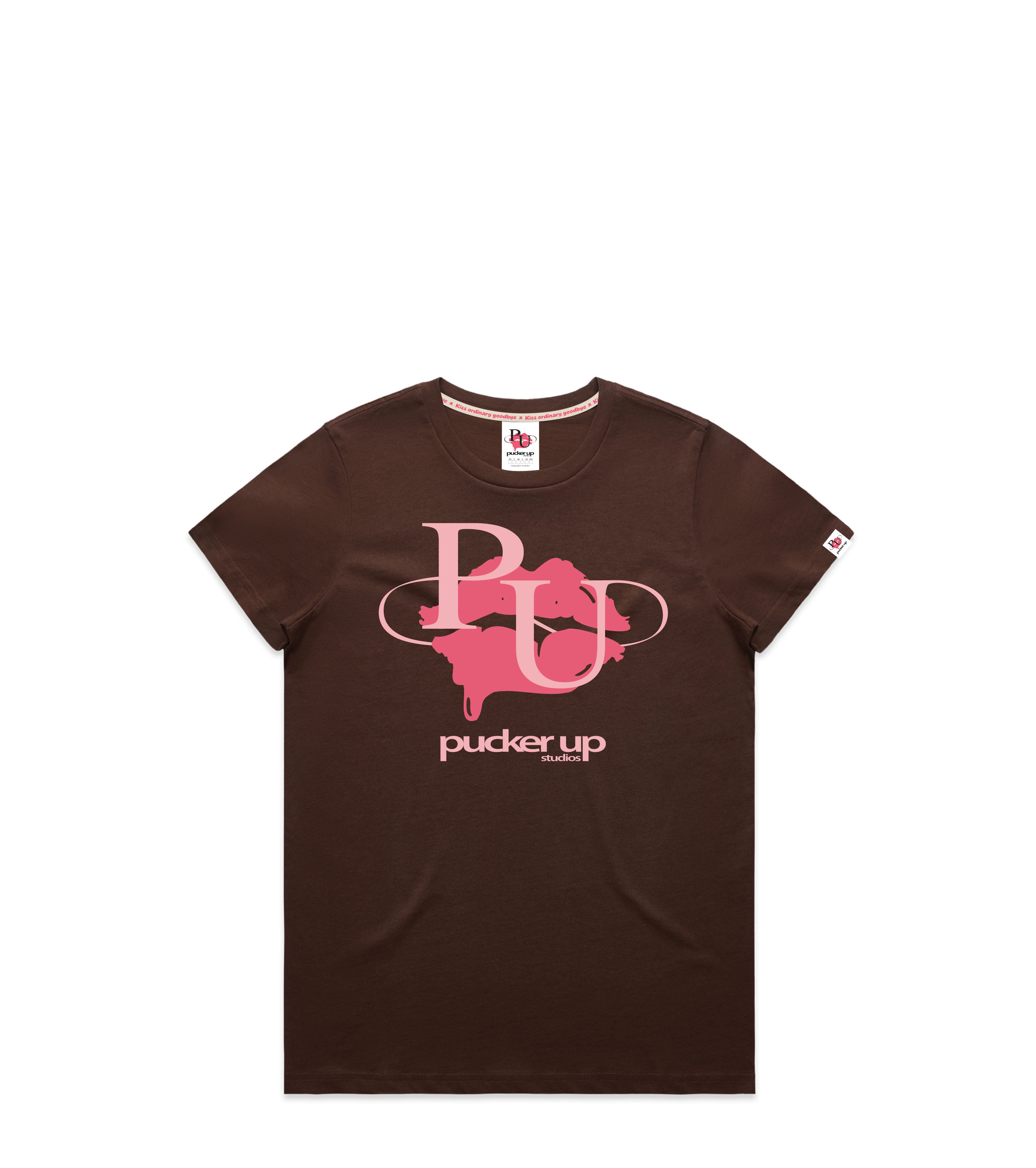 Chestnut T-Shirt with Bold Graphic