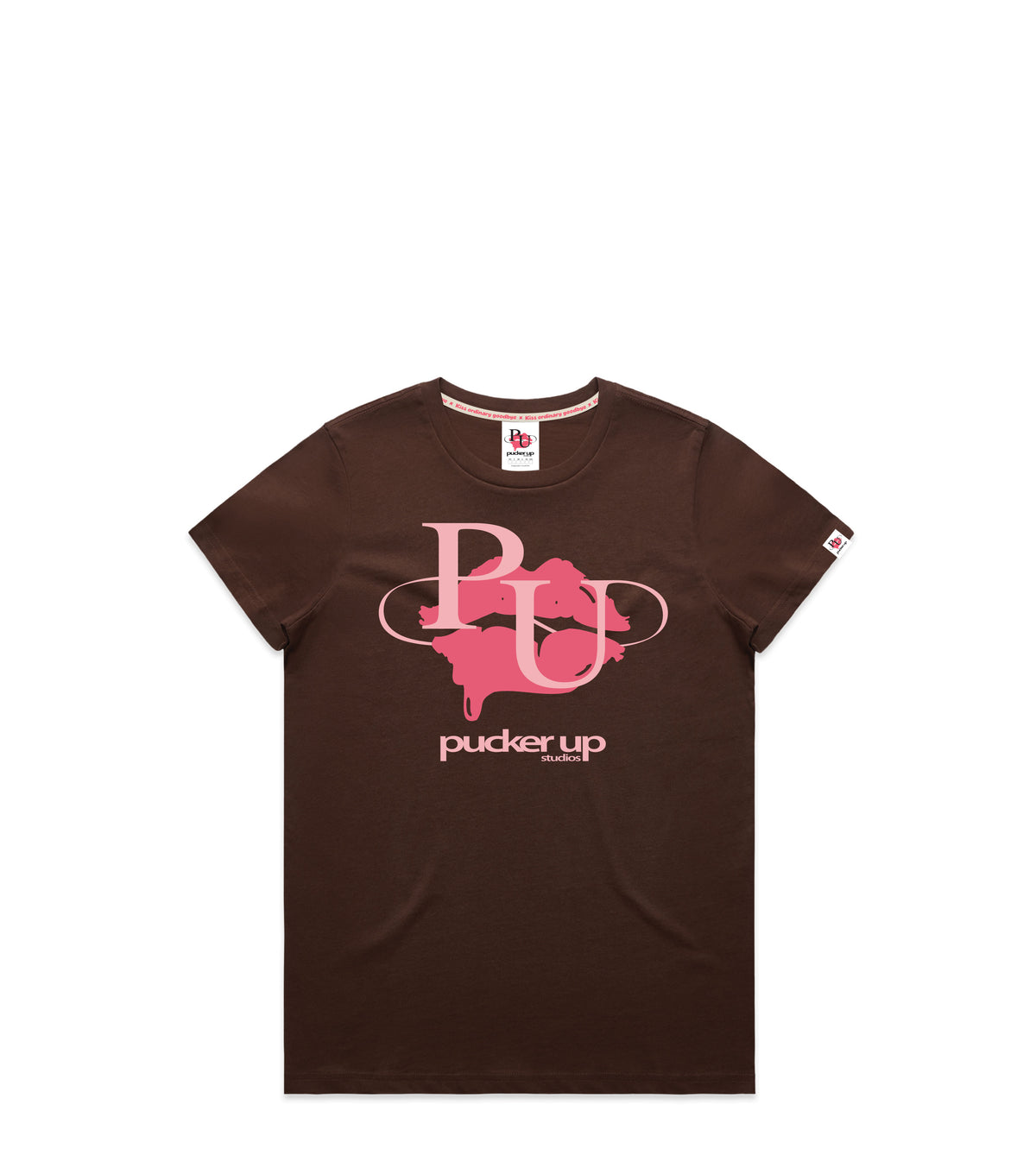 Chestnut T-Shirt with Bold Graphic