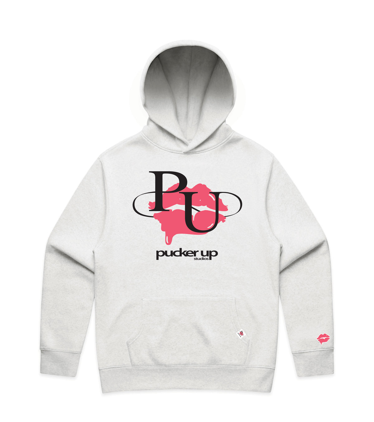 Oversized Snow Marle Hoodie with Bold Graphic