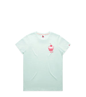 Mint T-Shirt with Bold Graphic