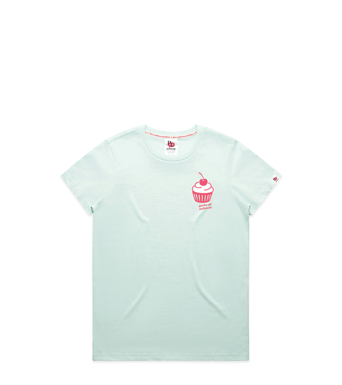 Mint T-Shirt with Bold Graphic