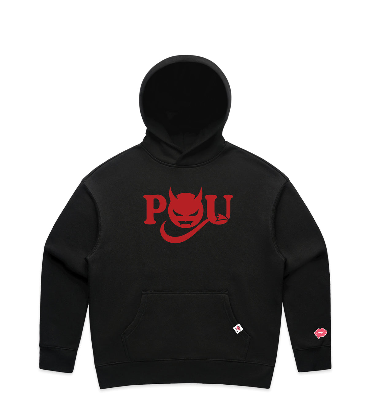 Black Hoodie with Bold Graphic
