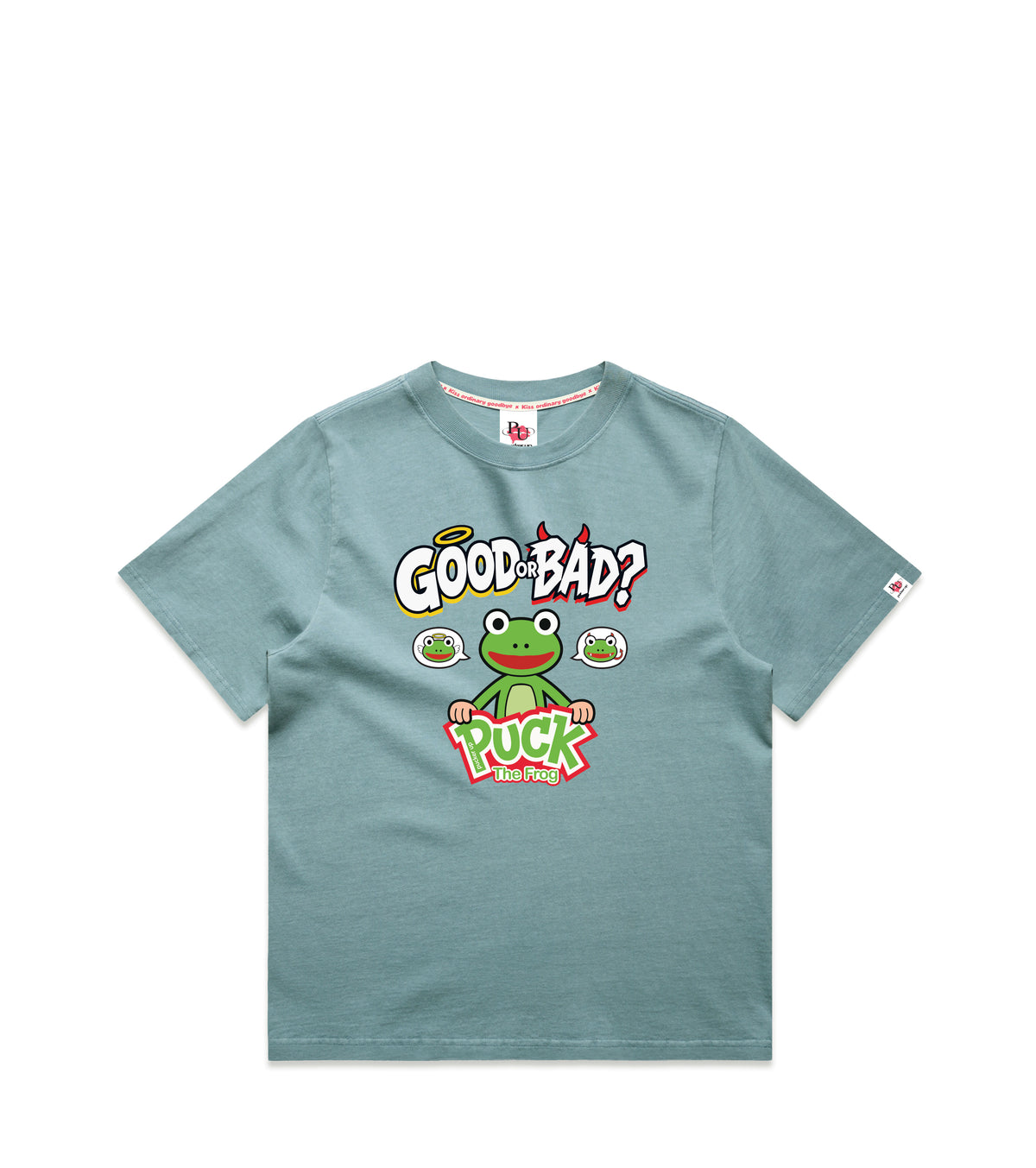 Faded Chalk T-Shirt with Bold Graphic