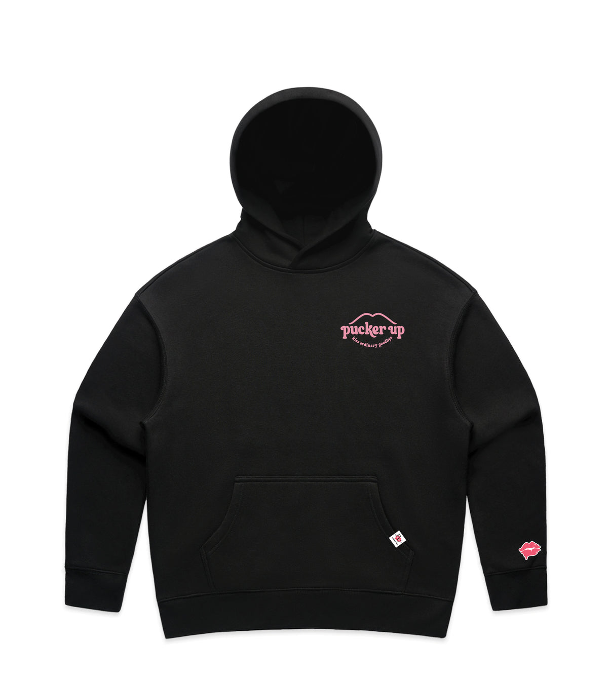Black Hoodie with Bold Graphic