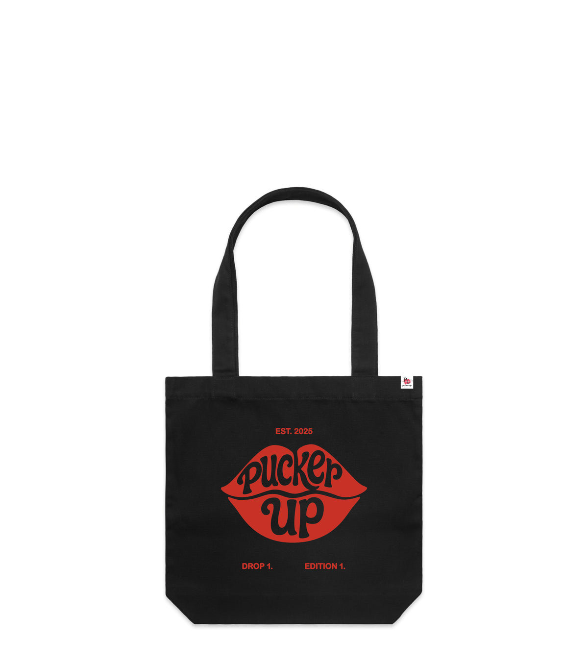 Black Canvas Tote Bag