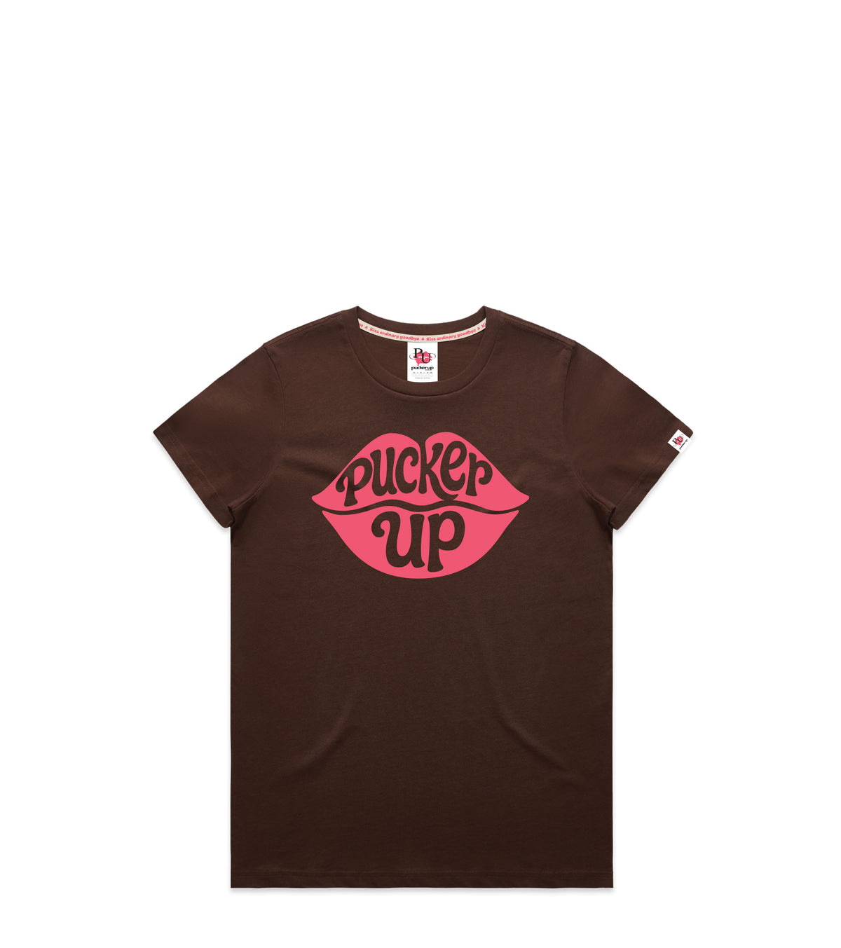 Chestnut T-Shirt with Bold Graphic