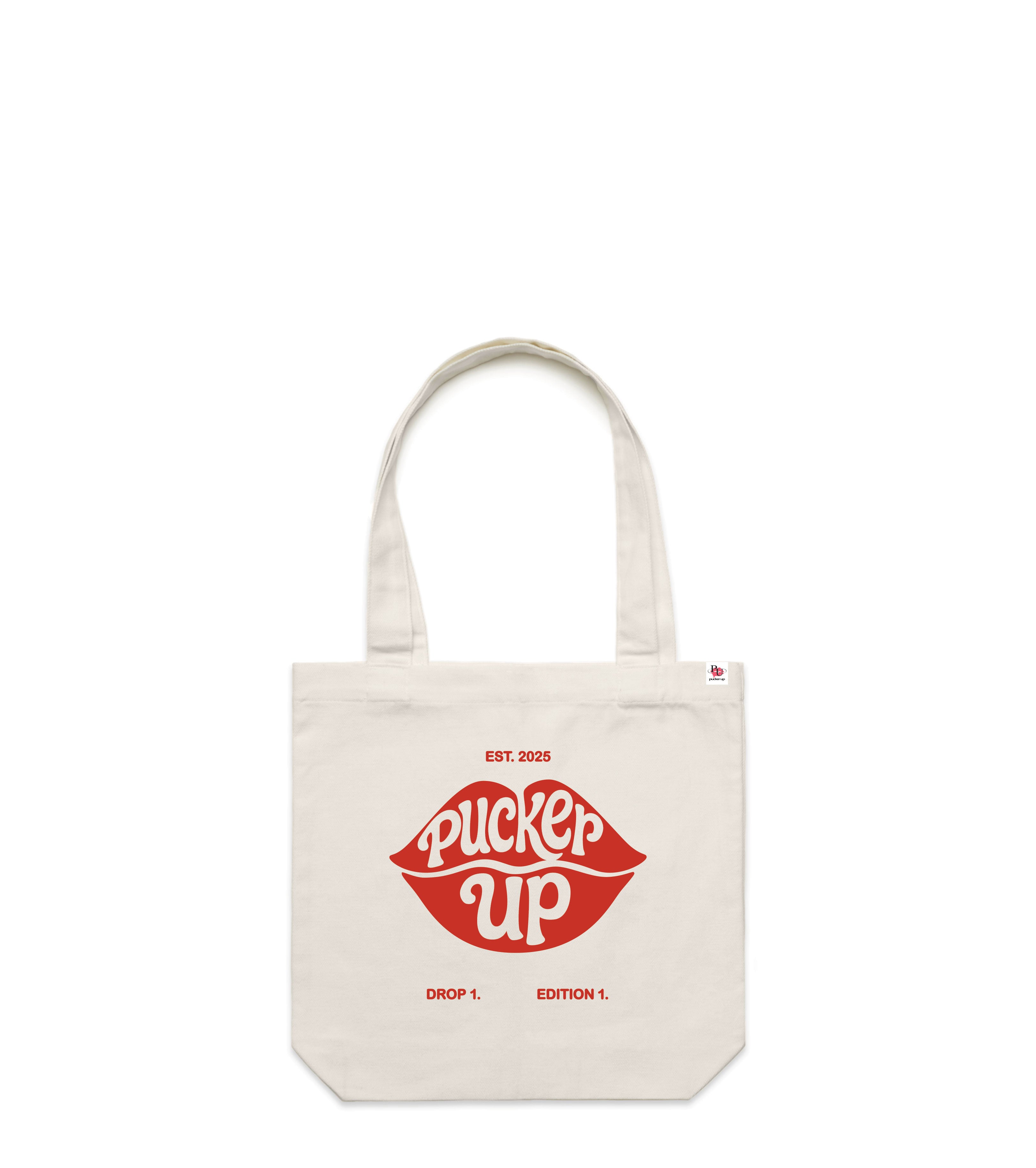 Cream Canvas Tote Bag