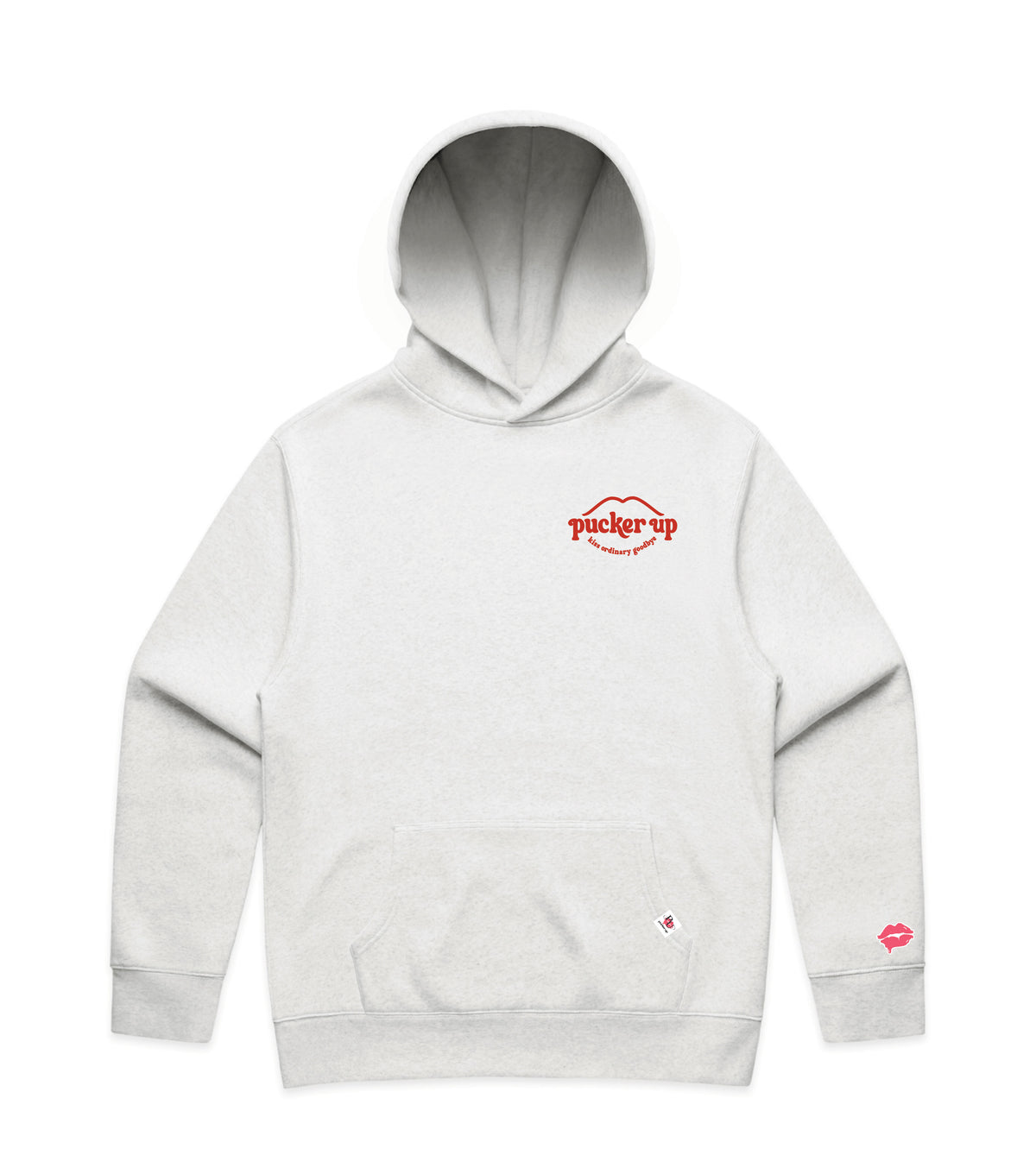Oversized Snow Marle Hoodie with Bold Graphic