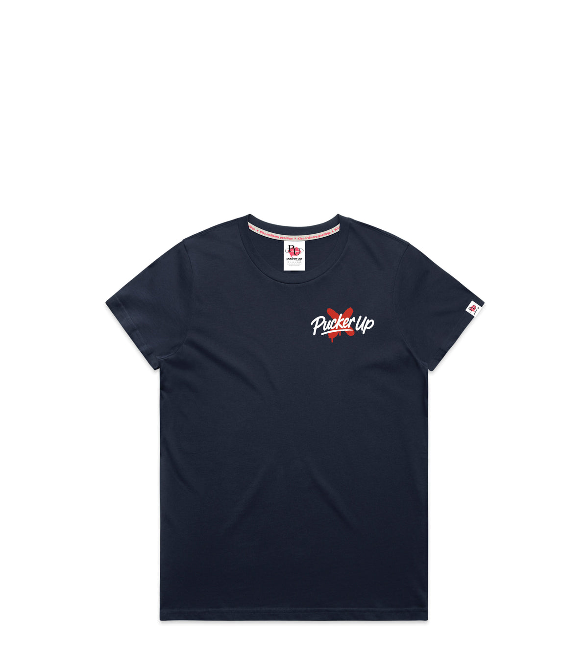 Navy T-Shirt with Bold Graphic