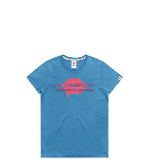 Blue T-Shirt with Bold Graphic