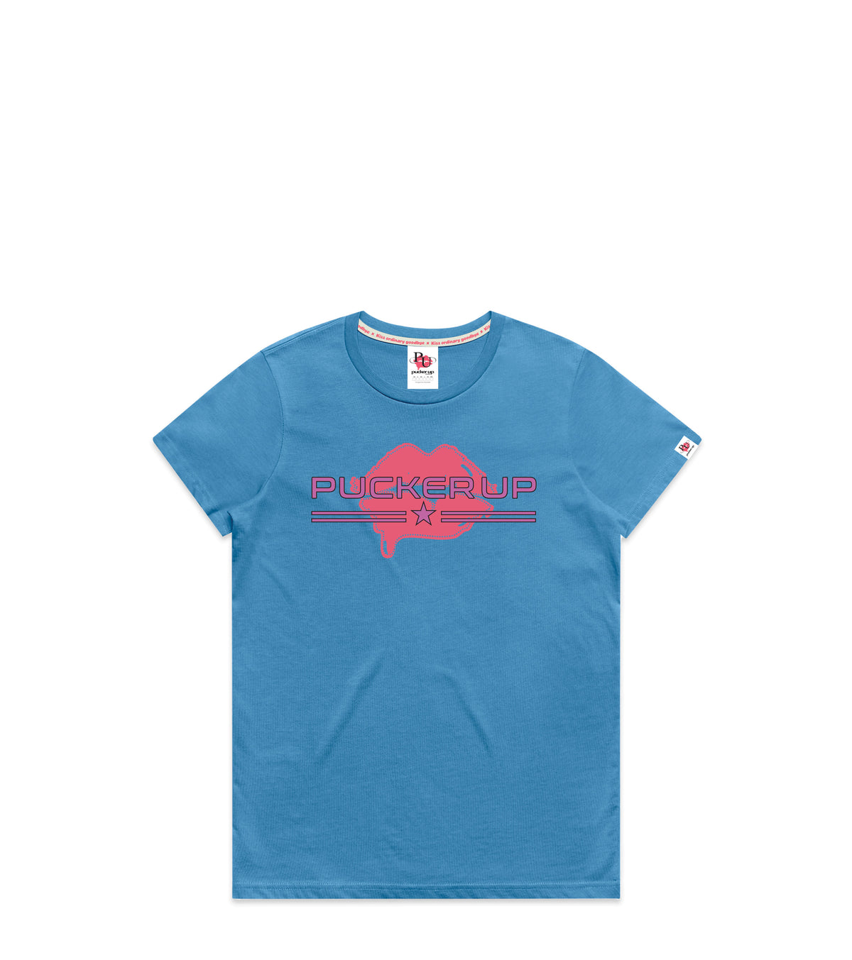 Blue T-Shirt with Bold Graphic