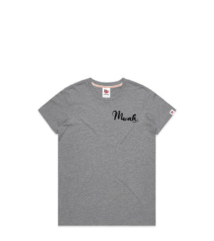 Grey Marle T-Shirt with Bold Graphic