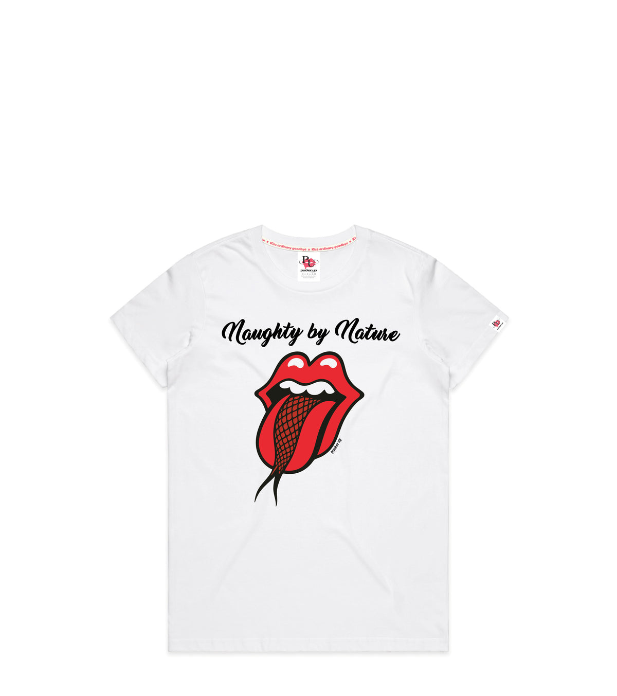 Bone T-Shirt with Bold Graphic