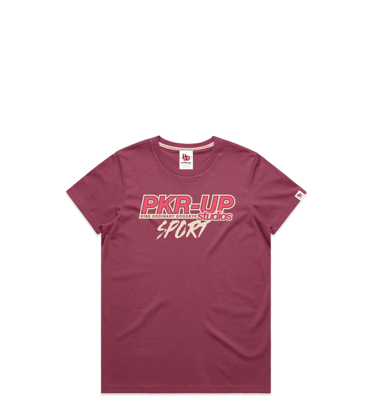 Berry T-Shirt with Bold Graphic