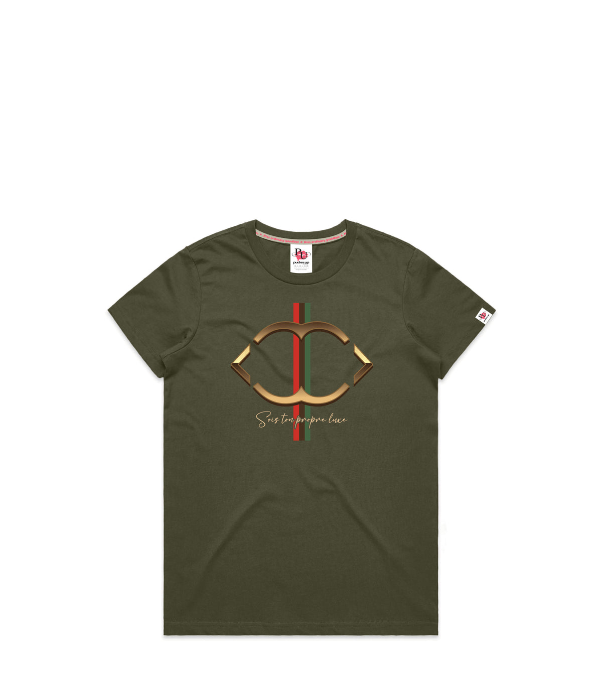 Army T-Shirt with Bold Graphic